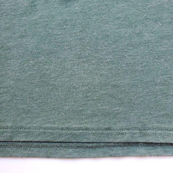 Baylor University V Neck T Shirt Womens L Life is Good Classic Fit Green Hearts - Picture 6 of 9